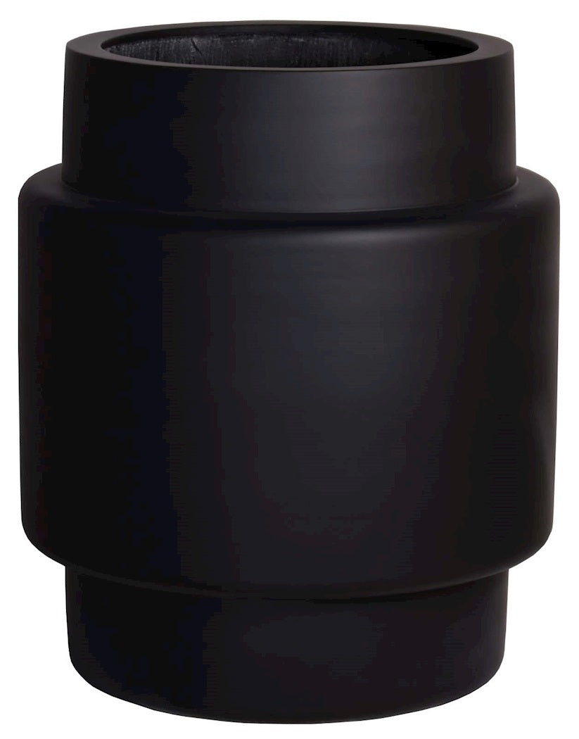 Pot Billund big black Ø60 x H70 cm  (Black Ø60 x H70 cm)