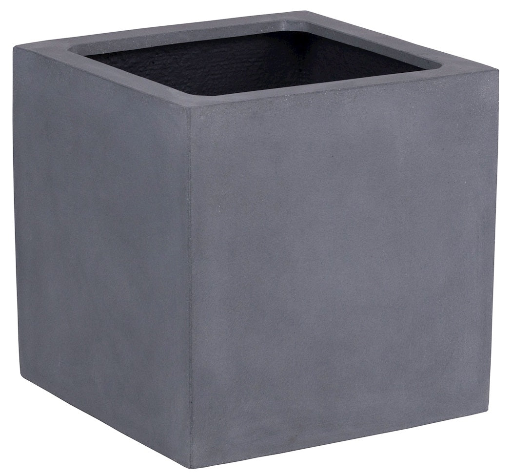 Pot El Salvador M grey L40 x B40 x H40 cm (Grey L40 x B40 x H40 cm)