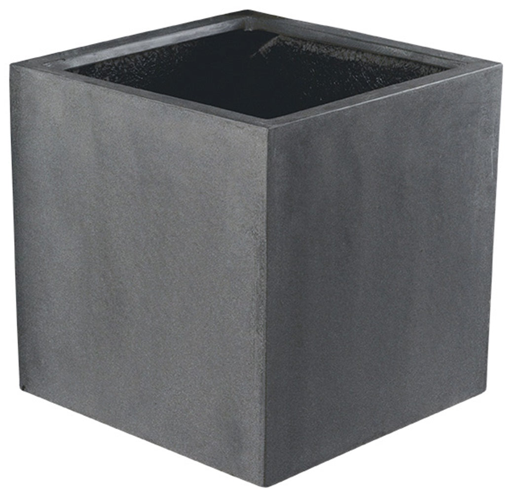 Pot El Salvador M grey L50 x B50 x H50 cm (Grey L50 x B50 x H50 cm)