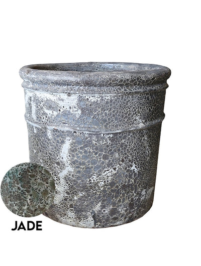 Pot Enarete M relic jade Ø57 x H57 cm (Relic Jade Ø57 x H57 cm)