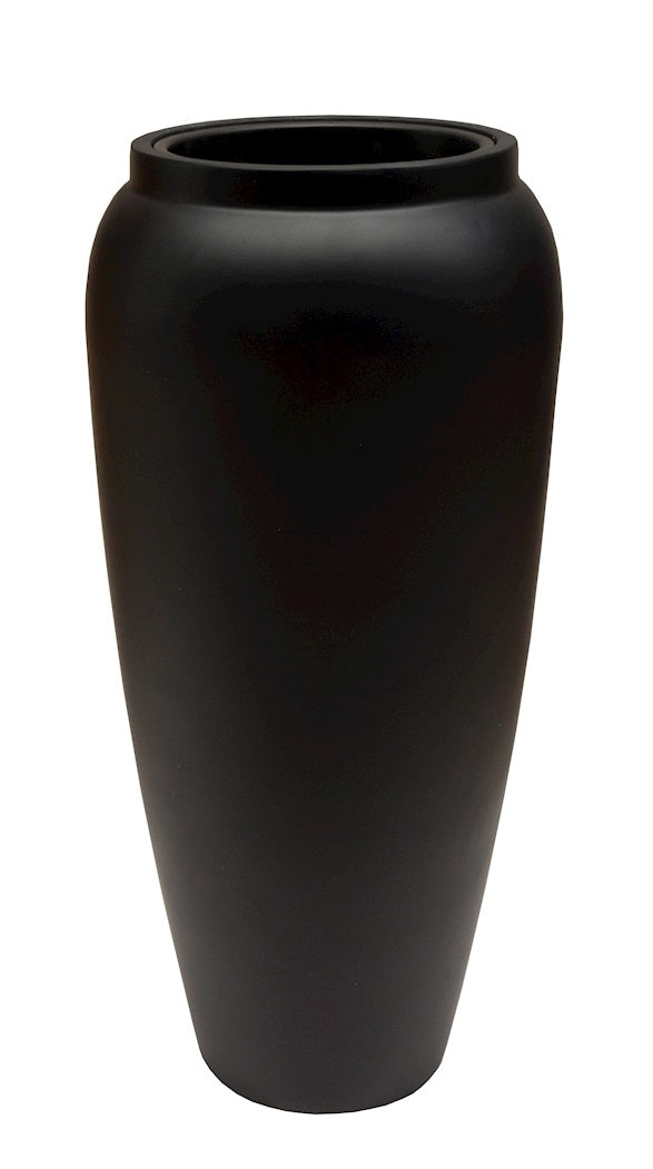 Pot Hobro S black Ø37 x H80 cm  (Black Ø37 x H80 cm)