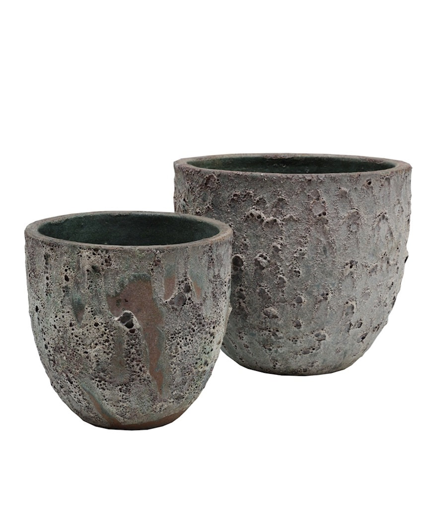 Pot Laki oceanic coral Ø36/25 x H34/25 cm - Verwachte binnenkomst nog niet bekend (Oceanic Coral Ø36/25 x H34/25 cm)