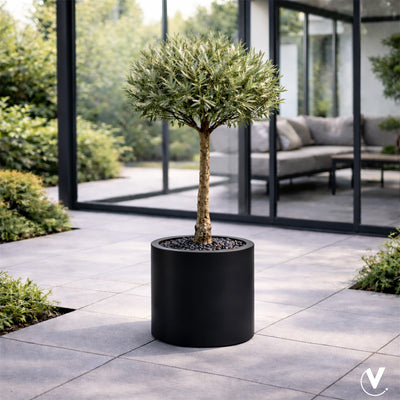 Pot Maine S black Ø40 x H35 cm (Black Ø40 x H35 cm)