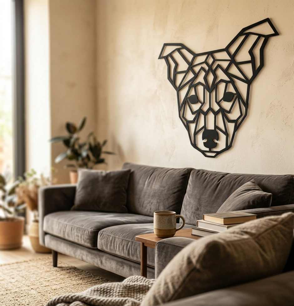 Wanddecoratie Hond