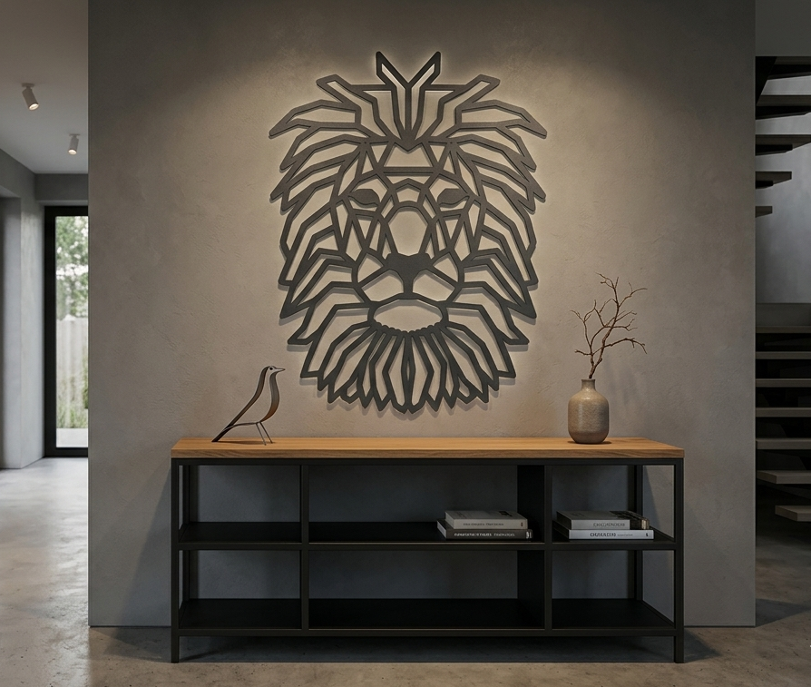 Wanddecoratie Leeuw