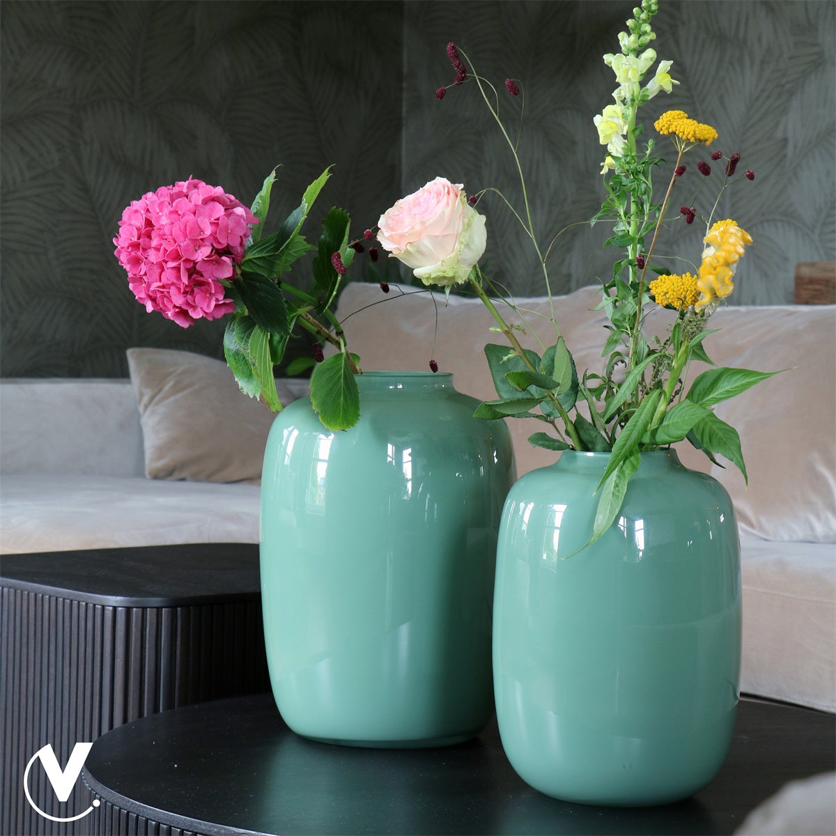 Vaas Artic M pastel green Ø25 x H35 cm (Pastel Green Ø25 x H35 cm)