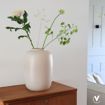 Vaas Artic S matte ivory Ø21 x H29 cm (Matte Ivory Ø21 x H29 cm)