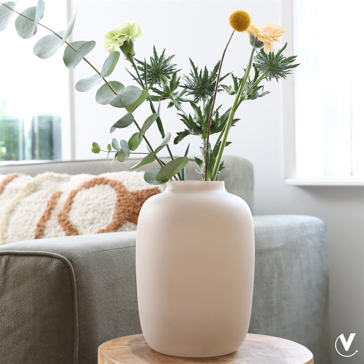 Vaas Artic XS matte ivory Ø17 x H24 cm (Matte Ivory Ø17 x H24 cm)
