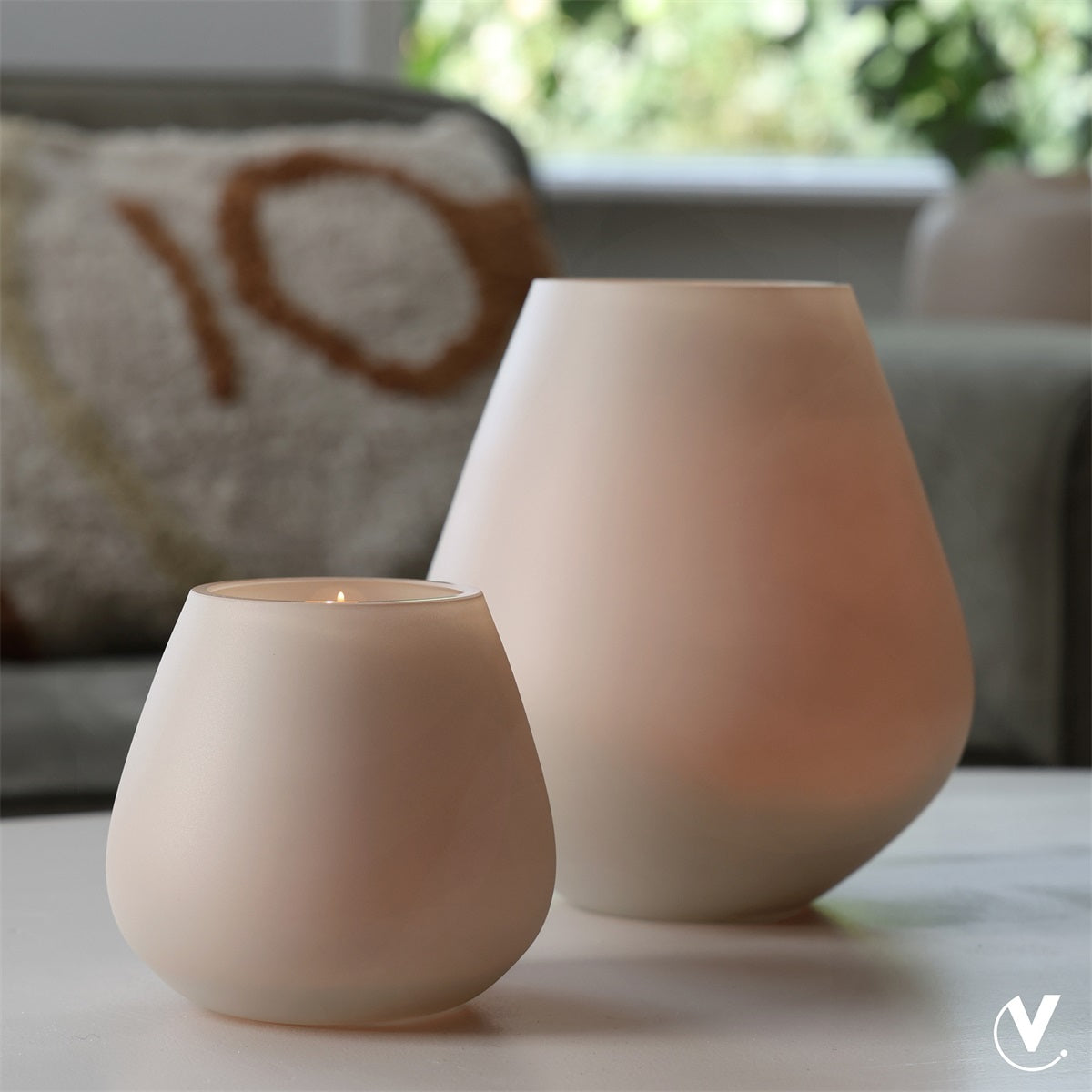 Vaas Tasman S matte ivory Ø18 x H20 cm (Matte Ivory Ø18 x H20 cm)