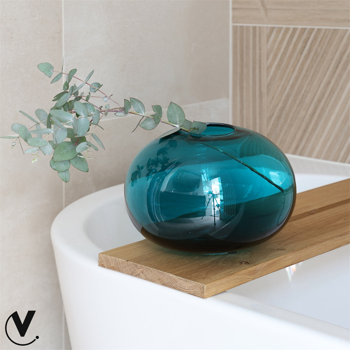 SALE! Vaas Brenno S green Ø23 x H18 cm (Baltic Green Ø23 x H18 cm)