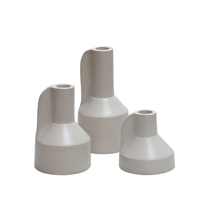 Kaarshouder Alota ivory Ø9 x H917/13/9 cm (Ivory Ø9 x H917/13/9 cm)
