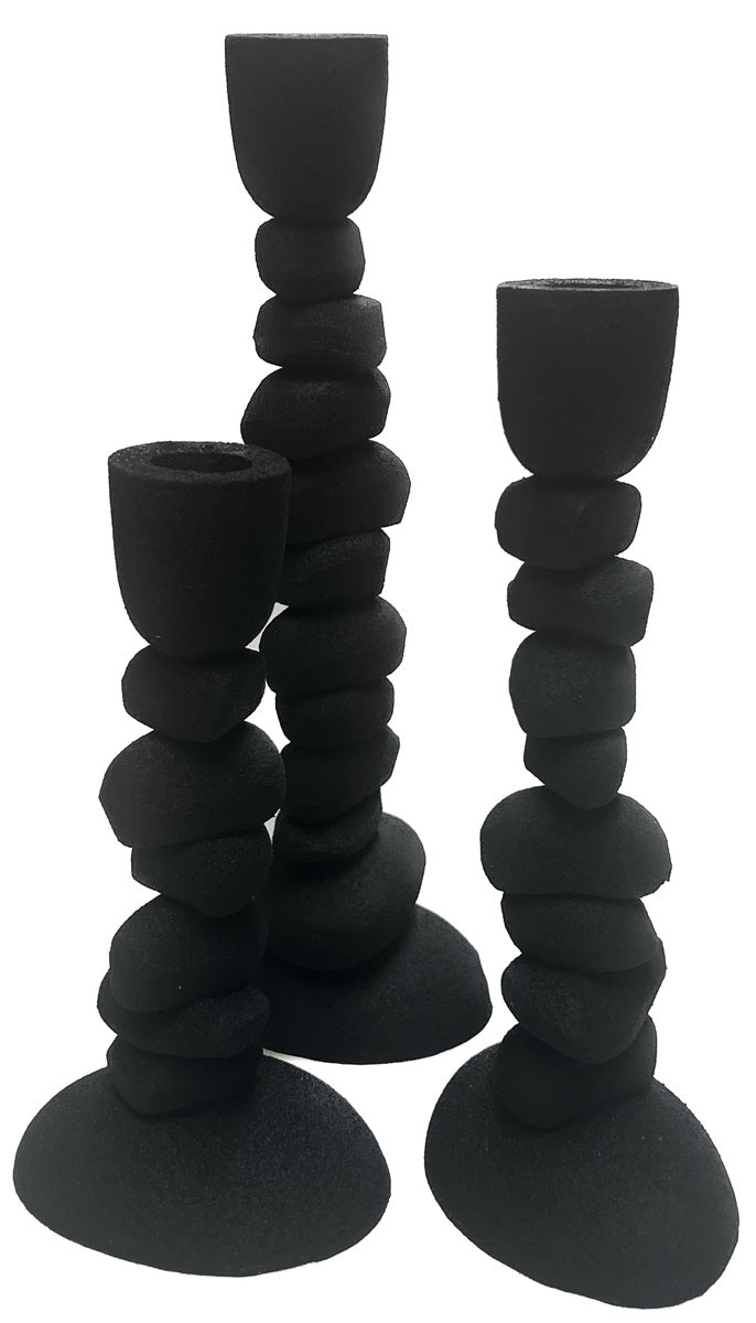 Kaarshouder Nechi  black L10 x B8 x H28/22/19 cm (black L10 x B8 x H28/22/19)