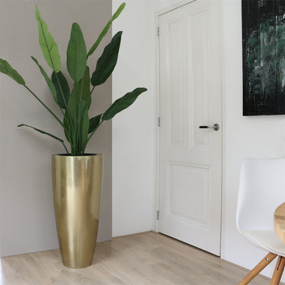 Pot Kentucky S gold Ø37 x H80 cm (Gold Ø37 x H80 cm)