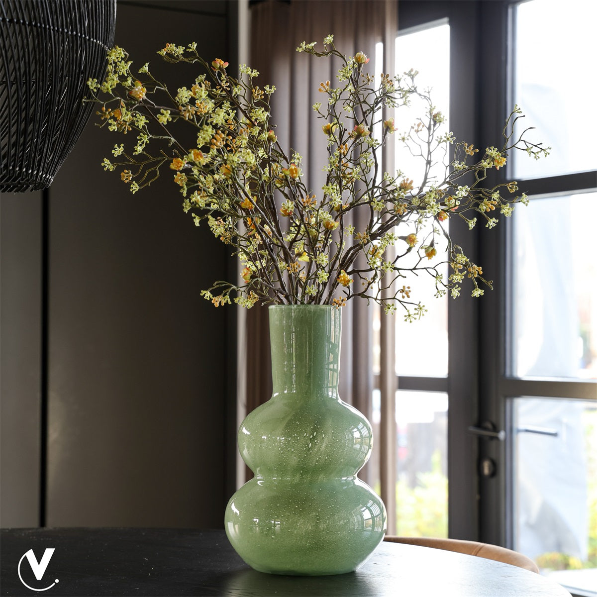 Vaas Lindi Elite green Ø22 x H36 cm (Green Ø22 x H36 cm)