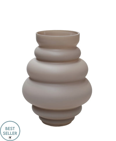 Vaas Maputo S matte ivory Ø18 x H24 cm (Matte Ivory Ø18 x H24 cm)