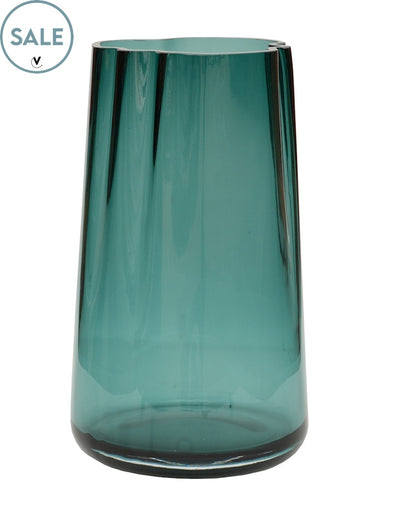 SALE! Vaas Parana L blue Ø20 x H35 cm (Blue Ø20 x H35 cm)