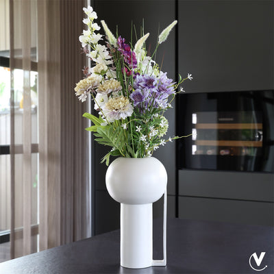 Vaas Selva ivory Ø16 x H28 cm (Ivory Ø16 x H28 cm)