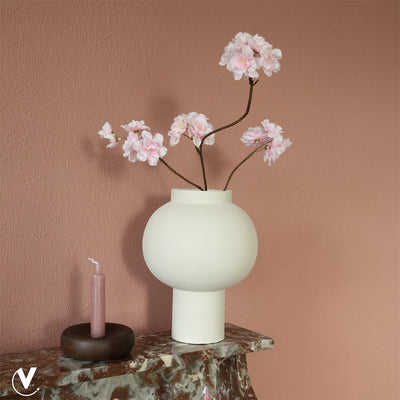Vaas Telsen ivory Ø18 x H23 cm (Ivory Ø18 x H23 cm)