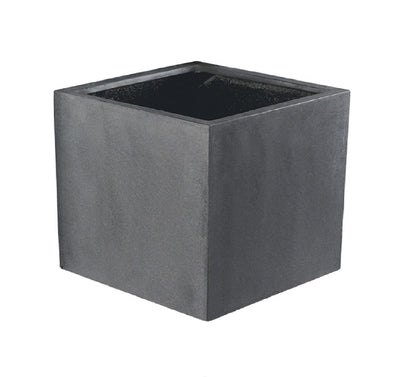 Pot El Salvador Grijs / L50 x B50 x H50 cm