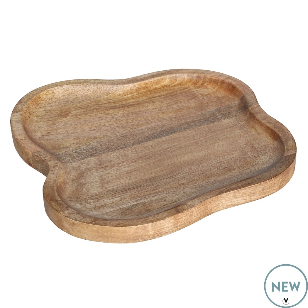 Dienblad Breckenridge - walnut Naturel / Large