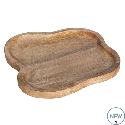 Dienblad Breckenridge - walnut Naturel / Large