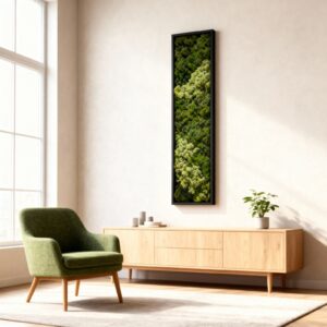 mos wandschilderij - muur