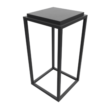 Plantentafel - Zuil - Sokkel - Pilaar - XLarge - Zwart