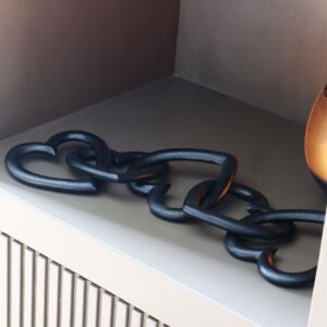 Mazan hartjes ketting decoratie