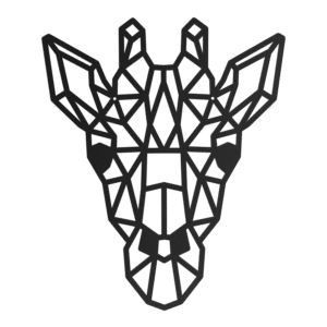 Wanddecoratie Giraffe