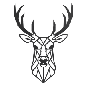 Wanddecoratie Edelhert