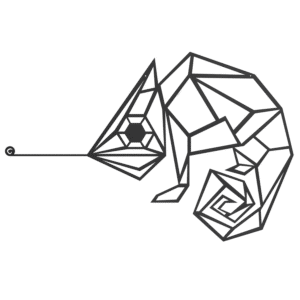 Wanddecoratie Kameleon