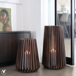 Lantaarn Lander - Walnoothout | Vase the world