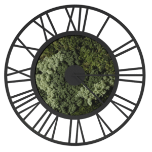 MOS Klok Large Zwart