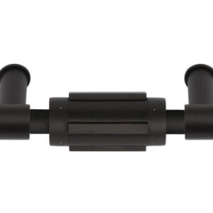 Toiletrolhouder PB200 RVS mat zwart