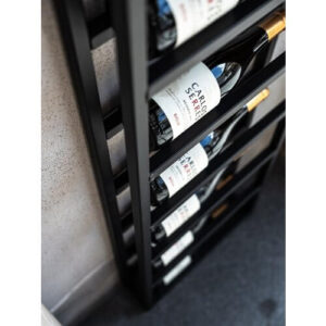 Stalen wijnrek 10 flessen