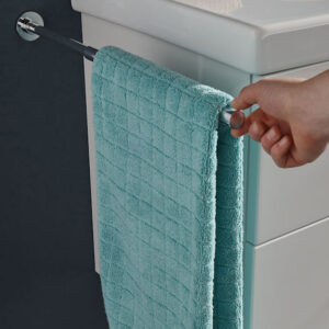 TLF handdoekhouder chroom, eenarmig, uitschuifbaar