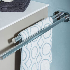 TLF handdoekhouder chroom twee armen uitschuifbaar