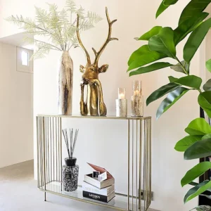 Bijzettafel Sassari - Messing