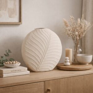 Sfeerfoto enveloppenvaas Leaf - metaal