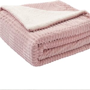 Ridgeline Sherpa Fleece Blanket Dusty